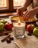 soy candle with a wooden wick + BAKED APPLE