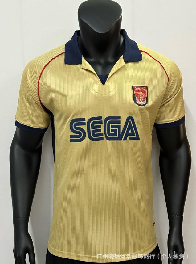 Vintage football jersey Manchester United Arsenal Chelsea Real Madrid short-sleeved jersey