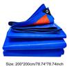 PE Rainproof Tarp Camping Tent Sunshade Cloth Portable Waterproof Awning Dust Cover Large Tarpaulin Outdoor Sunshade Sail Tarp