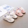 Dexun Shoes Classmate 2025 Autumn Korean Version Pearl Lace Bow Girls Low-top Children's Shoes Spot Fashion