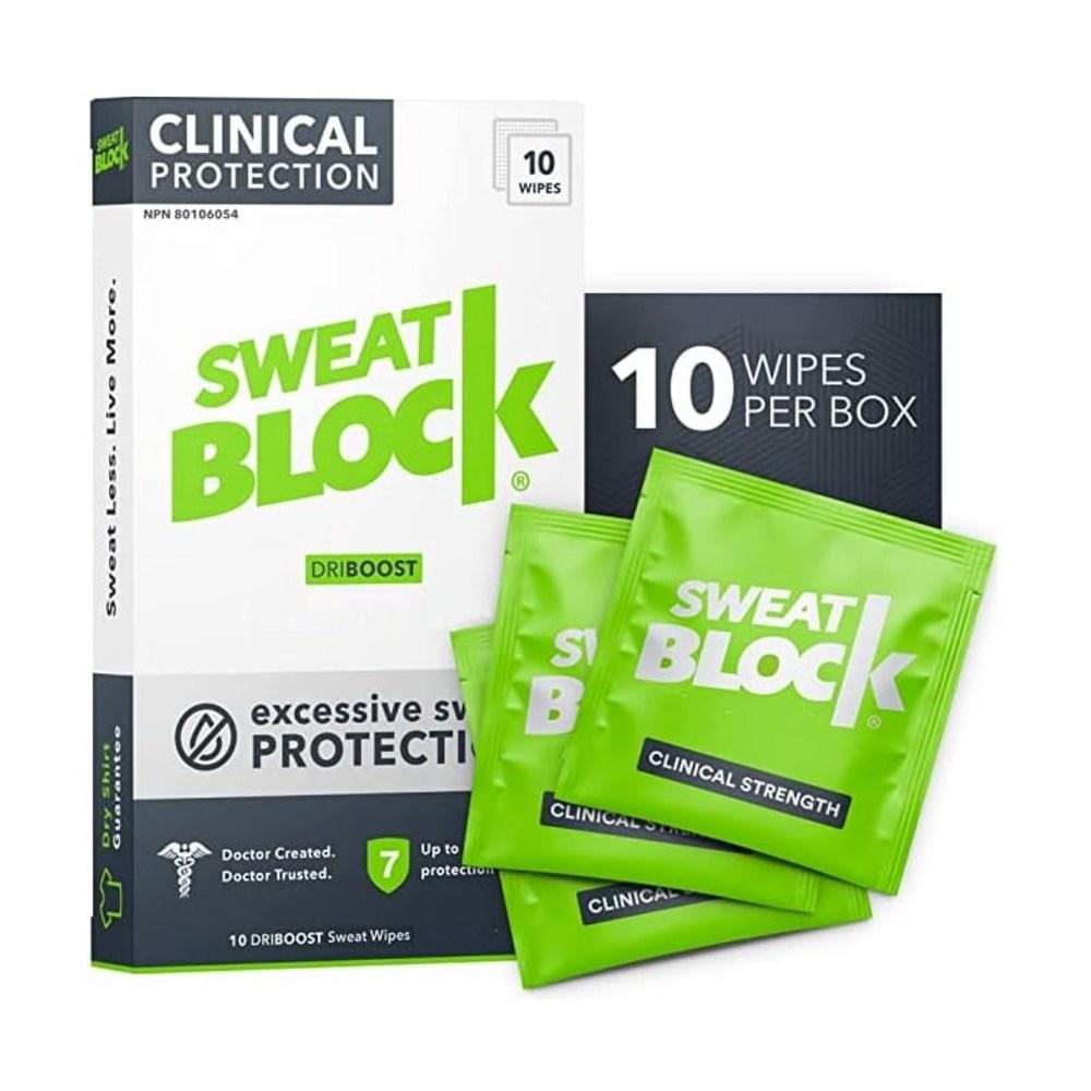 SweatBlock Underarm Sweat Inhibition Pads 10