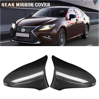 Cobertura da Capa do Espelho Retrovisor Traseiro Estilo Fibra de Carbono Para Lexus IS RC GS
