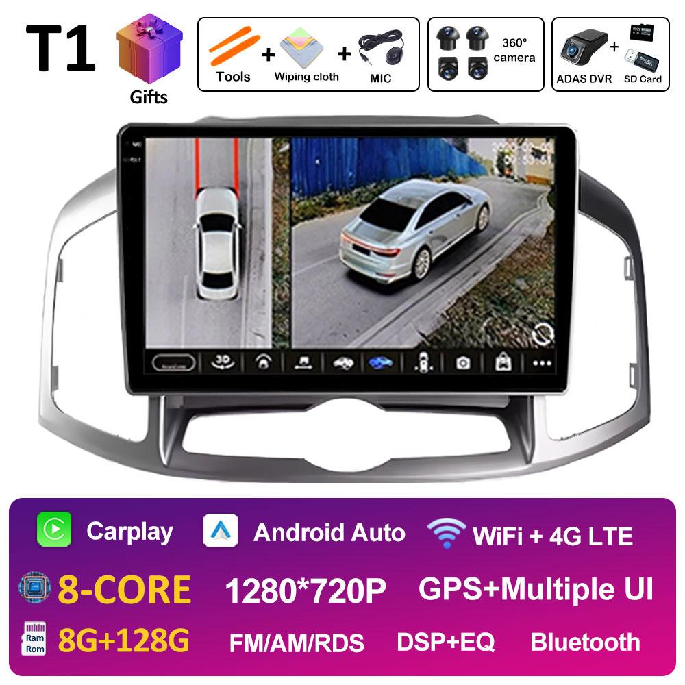 Android 14 Car Audio For Chevrolet Captiva 1 2011 2012 2013 2014 2015 2016 Radio Player Bluetooth Wireless Carplay DSP Stereo 4G