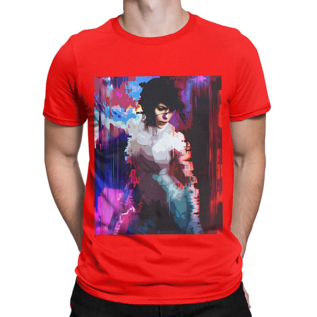 Ghost In The Sshell V3 Funny 100 Cotton Tshirt Ghost In The Sshell Tops Tees For Unisex