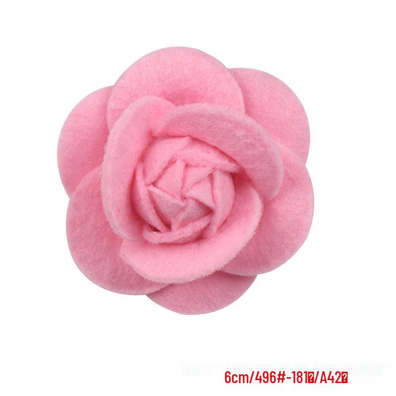 Non-Woven Camellia Flower Hair Clips: Elegant DIY Accessories for Jewelry and Clothing.