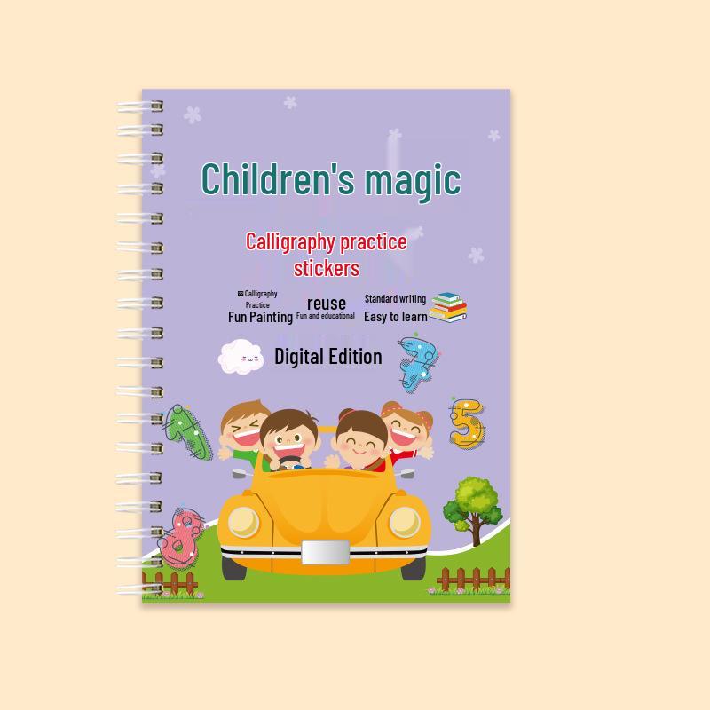 Children s First Grade Writing Practice Copybook: Pen Control and Number Tracing