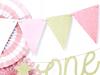Garland for First Birthday - Flags, 130 1 Piece
