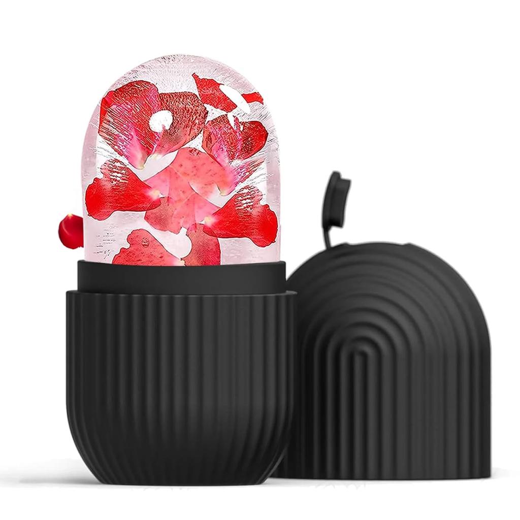 Facial Beauty Ice Grid, Silicone Roller Mold, Ice Ball Tray and Ice Cubes In One, Lifting the Skin and Soothing Acne Redness