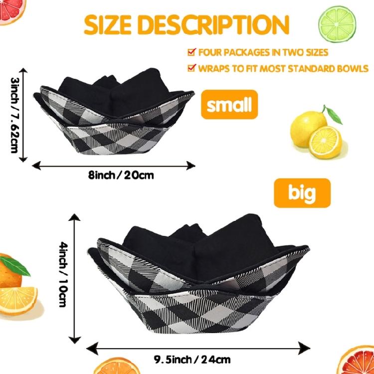 Household Kitchen Hot Bowl Rack Microwave Heating Bowl Protect Hand Cover