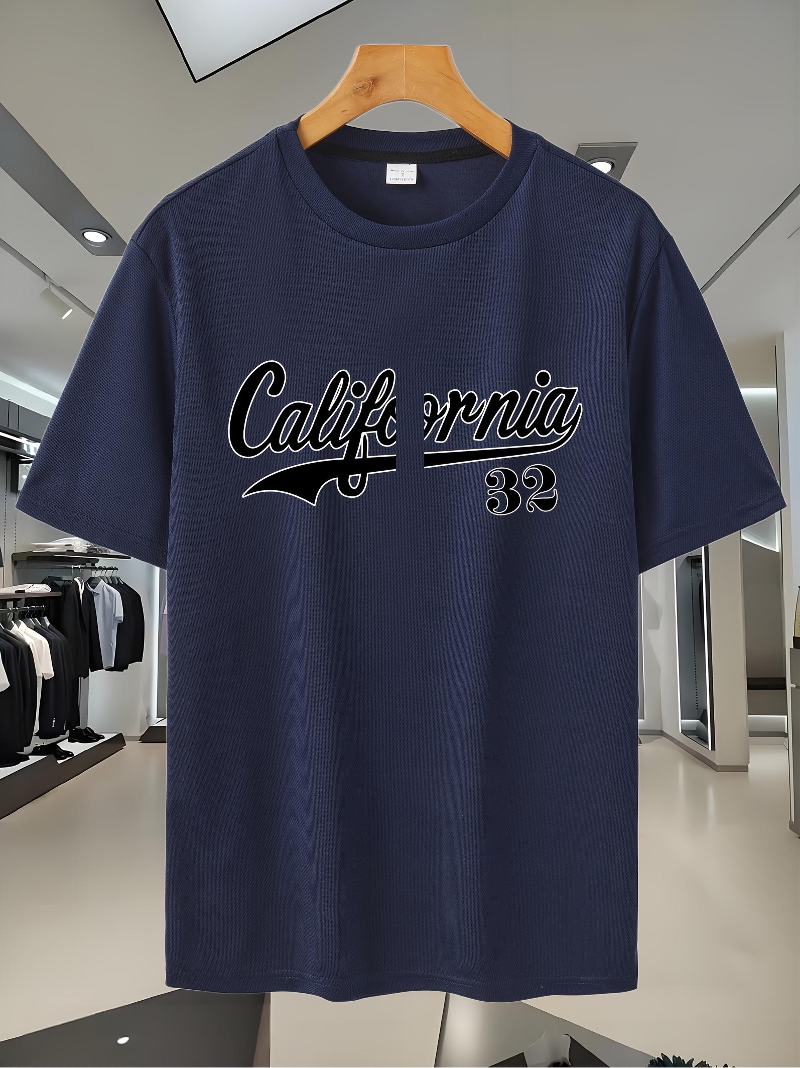 California Graphic T-shirt - Breathable Mesh Back S