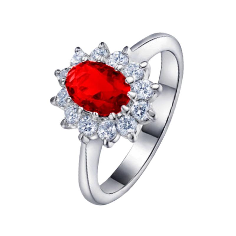 Hot Sale Concubine Popular Tanzanite Dark Blue Diamond Engagement Ring Green Zircon Real Gold Ring