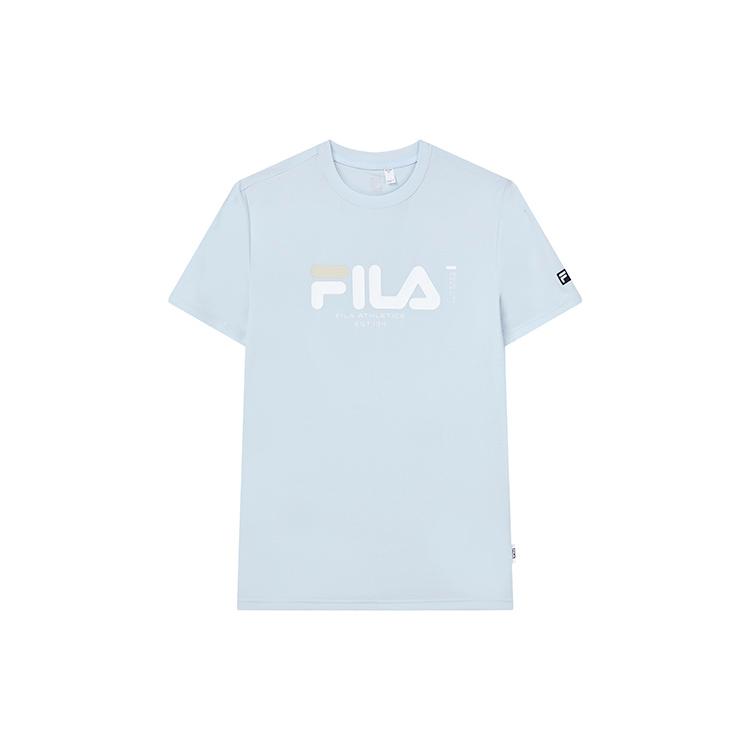 New FILA Athletics T-Shirt Men's Light Smoke Blue A11M221109F-BU