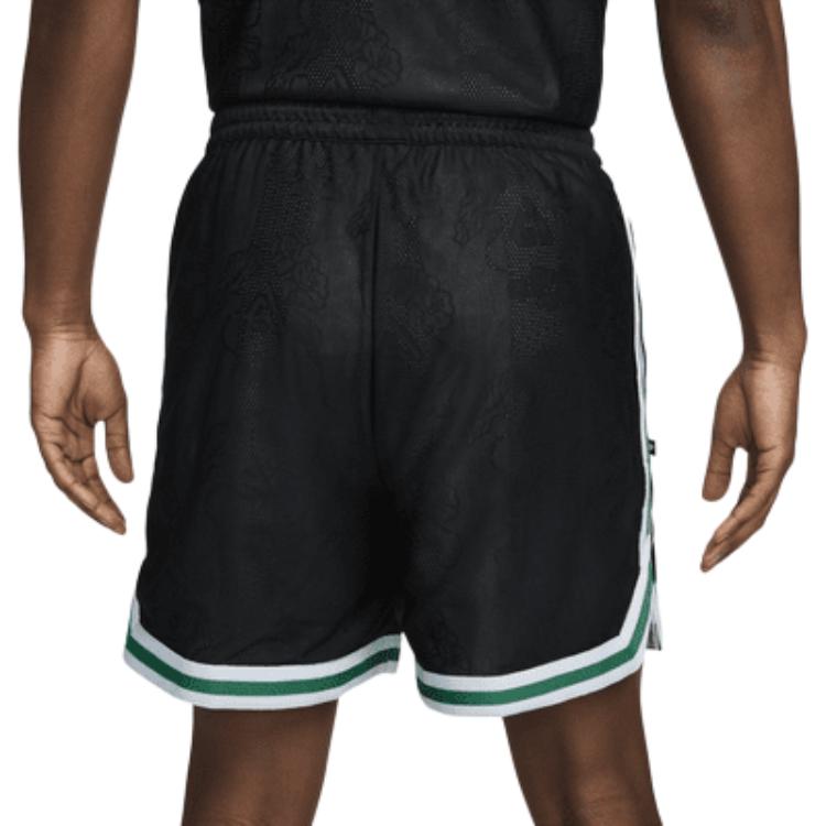 Nike Giannis Logo Colorblock Comfortable Breathable Moisture-Wicking Knit Basketball Pants Men Bottoms Black FZ0827-010