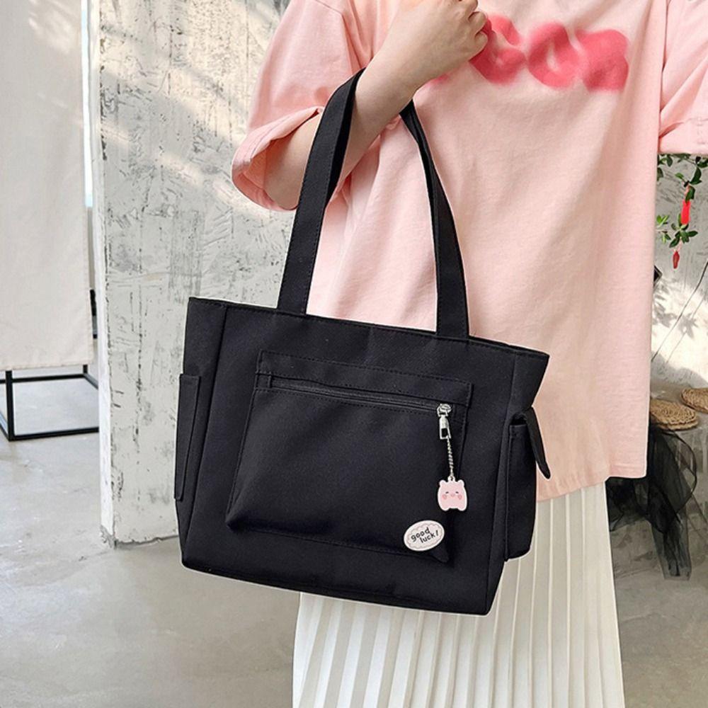 Minority Design Canvas Tote Bag Large Capacity Mommy Bag Oxford Shopping Bag Streetwear