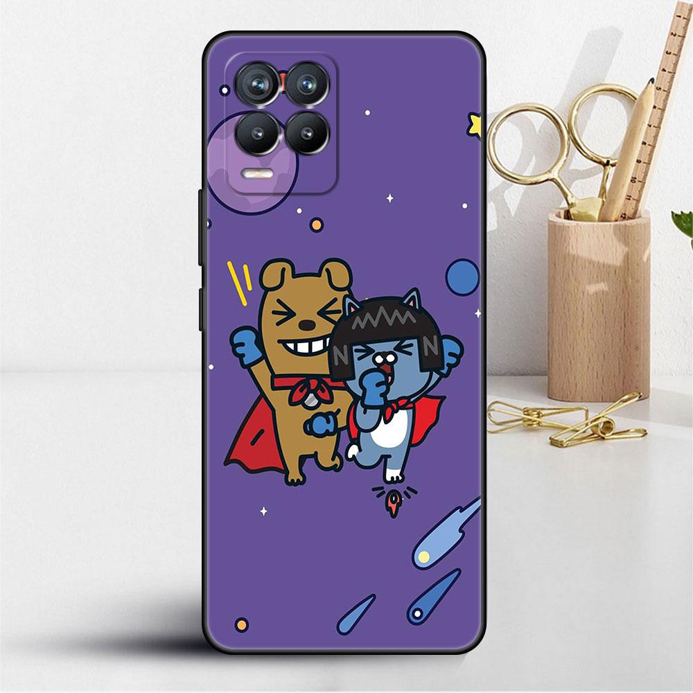 Kakao Friends Hülle für Realme 8 C21y GT Neo 2 3 8i C21 7 C11 6 C12 C35 C3 GT 9 Pro C12 Master Funda Telefonabdeckung