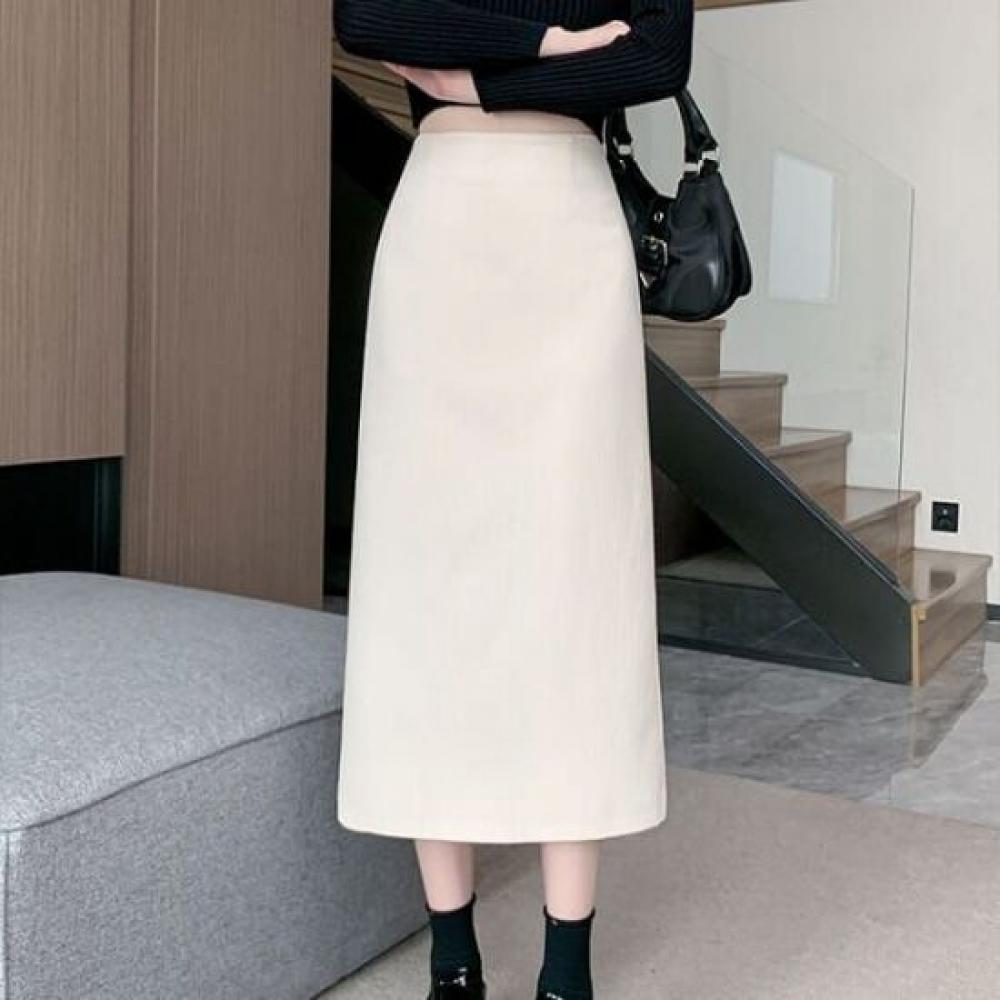 Navava Women S Vintage Corduroy Skirt nS483