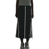Adidas Fustl W P Skirt Solid Color Fashion Soft Comfortable Casual Long Skirt Women Skirts Gray JM6215