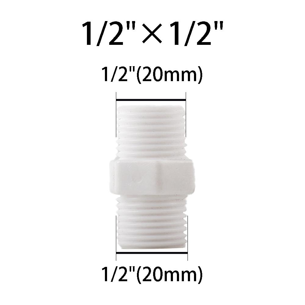 

1/2 ~1 Male/Female Thread Equal Dia Reducer Joint Bushing Joint Garden Irrigation Fittings Water Pipe Connector Repair Tool 1PC