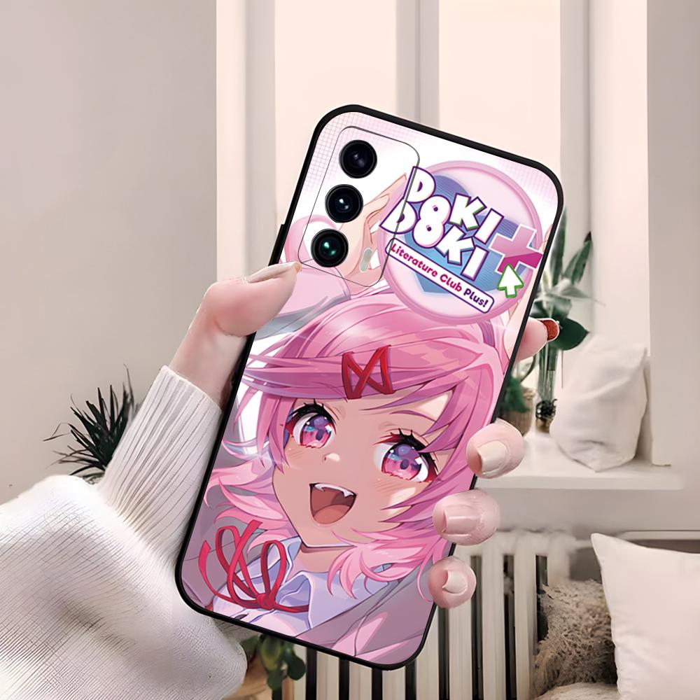 Cartoon Character Natsuki Phone Case For Samsung S26 S25 Edge S24 S23 S22 S21 S20 Ultra Plus Fe A55 56 15 4G 5G Galaxy Silicon C