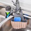 Multifunctional Silicone Sink Sponge Rack With Adjustable Shoulder Strap