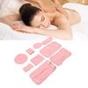 9PCS Castor Oil Pack Set Reusable Adjustable Castor Oil Compress Wrap Kit Soft Fabric Sleep Aid Tool for Insomnia