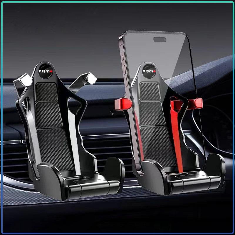Car Air Vent Phone Mount Universal Shockproof GPS Clip Smartphone Stand For Nismo Nissan Juke Tiida Teana GTR 350Z 370Z 240SX