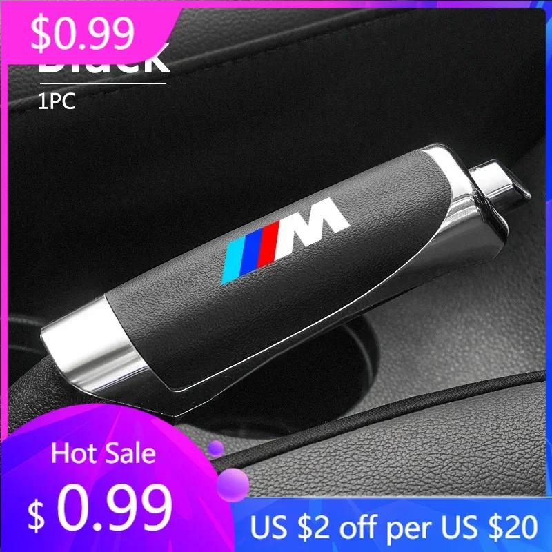 2025 ABS Kryt ruční brzdy auta Pro BMW M Sport M2 M3 M4 M5 M6 E46 E90 E60 F10 F30 E39 E36 F20 E87 Kožený kryt ruční brzdy Acc