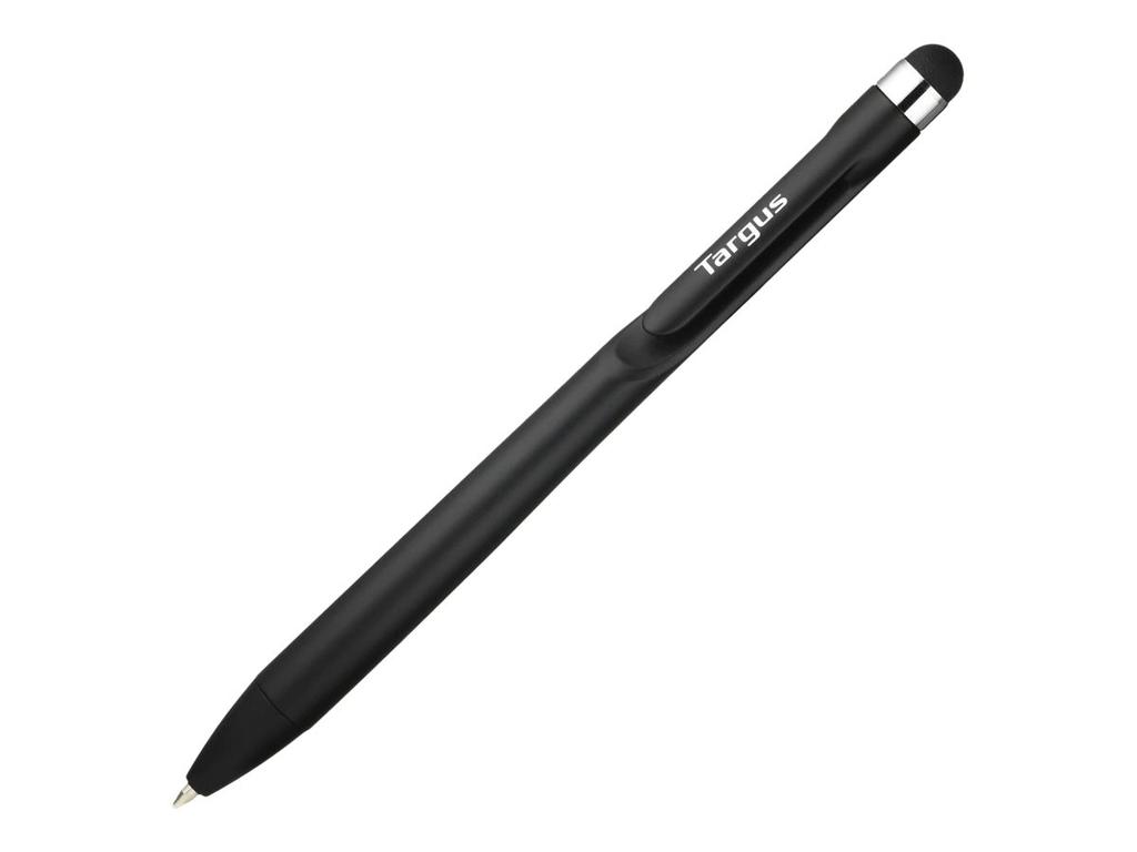 Antibacterial dual-function pen with stylus | AMM163AMGL | Black