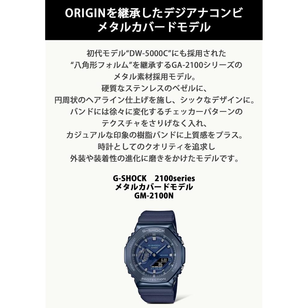 G-Shock GM-2100N-2AJF Casio Men's Navy Watch