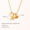 Summer Gold Stainless Steel Shell Starfish Crab Drop Earrings For Women Beach Ocean Hoop Drop Stud