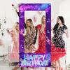 1pc KPOP Birthday Themed Party Photo Booth Props, KPOP MUSIC Themed Party Decorations, Birthday Party Photo Background Decorations