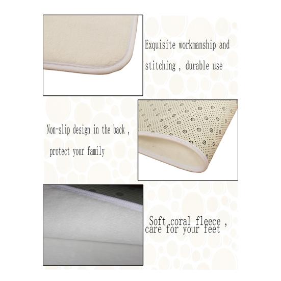 Yousheng Octopus Whale Turtle Seahorse Bathroom Kitchen Anti-slip Floor Mat Home Decor