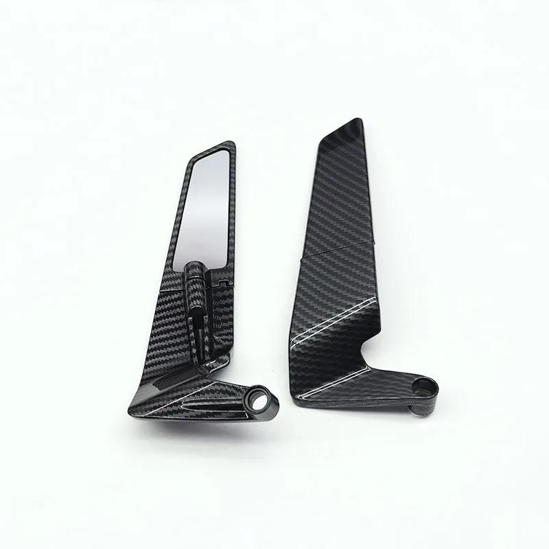 Motorcycle Universal Accessories Motorcycle Rearview Mirror Wings Rearview Mirror Rotatable Aluminum Alloy Side Mirrors 8/10mm белый