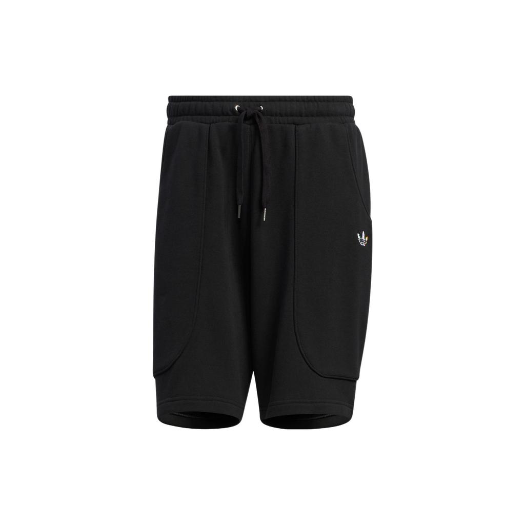 Adidas Originals Trefoil Solid Loose Sports Shorts Men Shorts Black HR6447