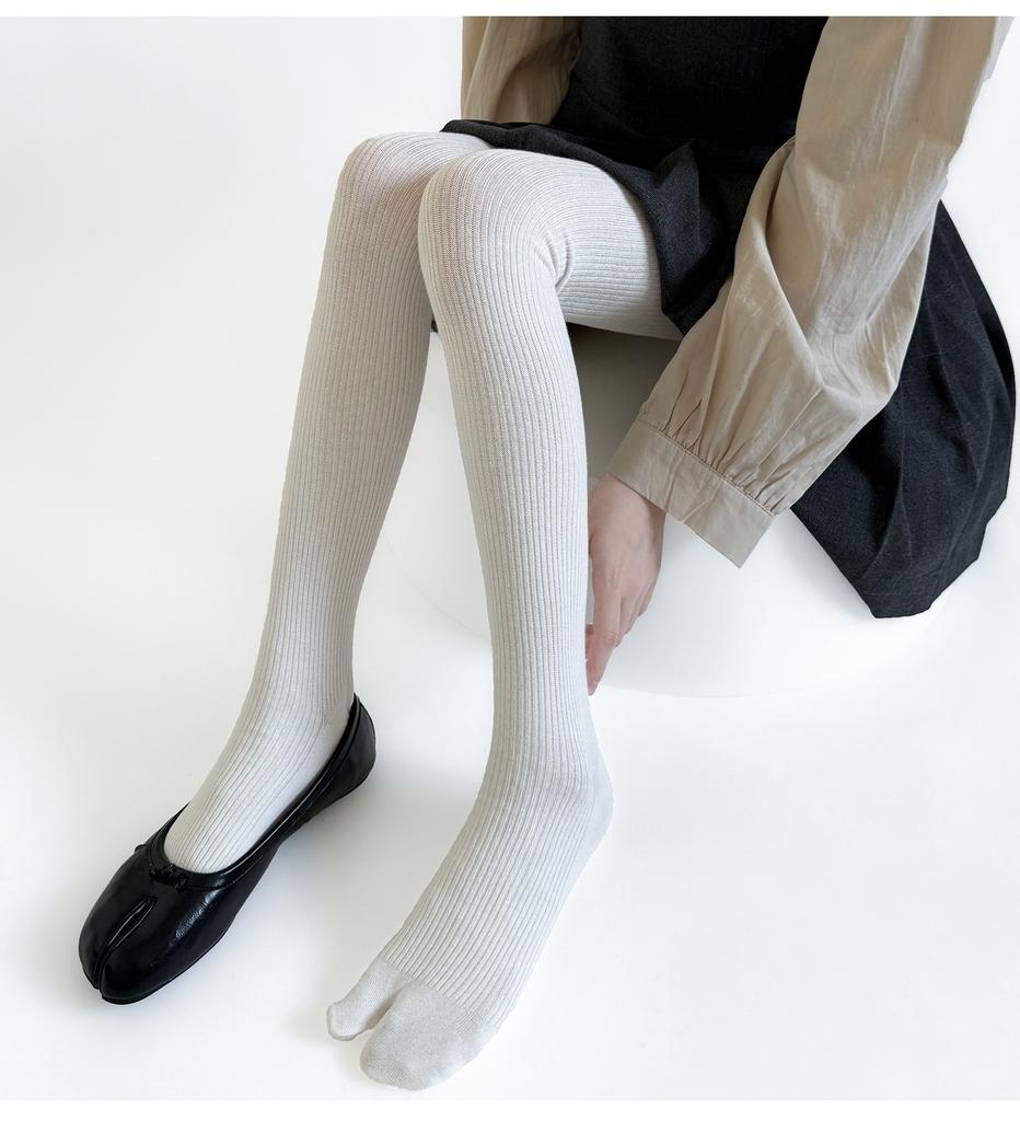 Japanese Kimono Pure Cotton White Thigh High Socks Cosplay Girls Two Fingers Socka Long/short Tube Split Toe Socks Stay Ups