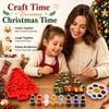 Coloring Craft Set Christmas Tree Mold Christmas Tree Shape Kids Art Craft Toy  Holiday Party