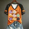Women's Halloween Cute Printed Short Sleeve T-Shirt