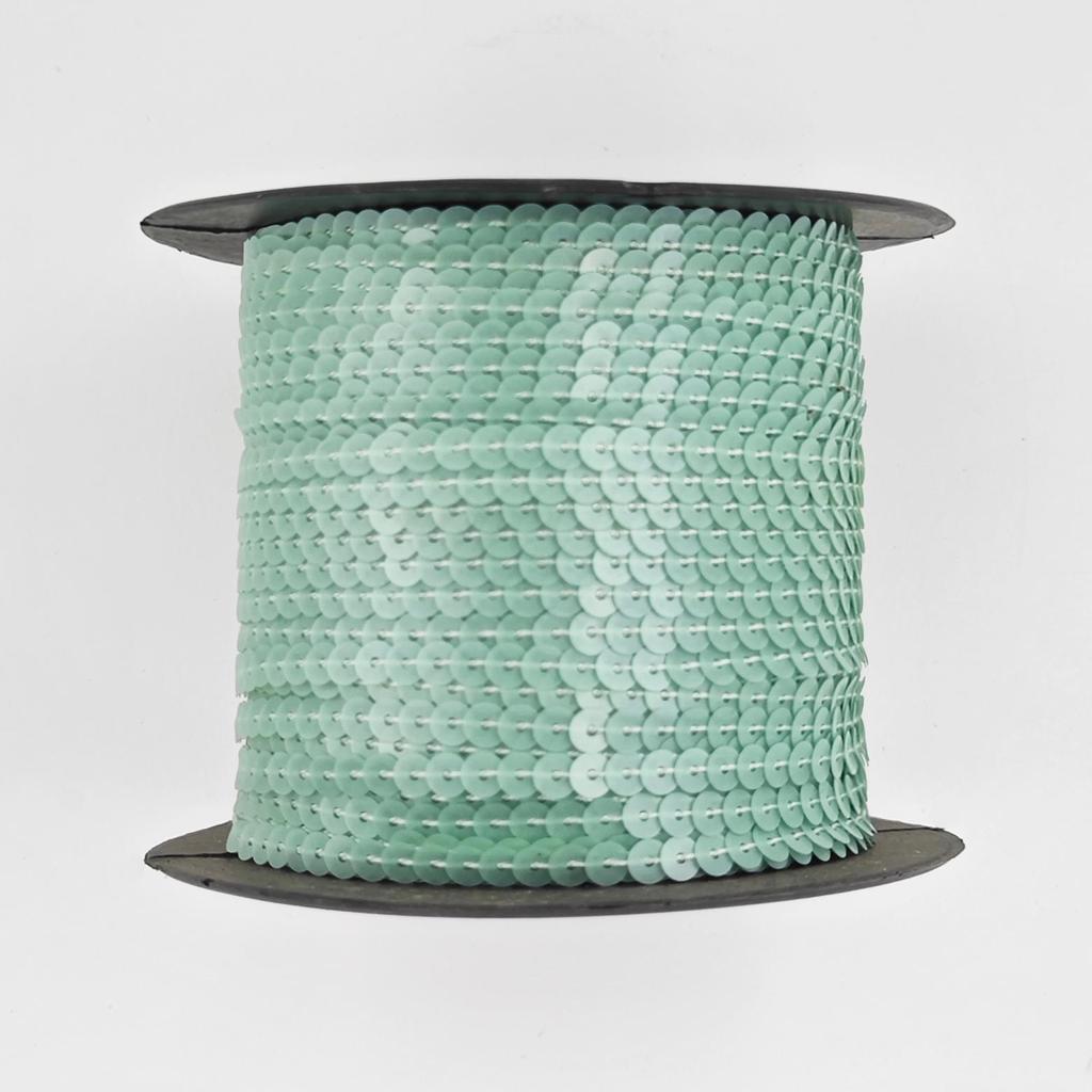Eco-friendly 5mm Flat Lace PET Sequin Woven Ribbon for Shoe and Hat Accessories