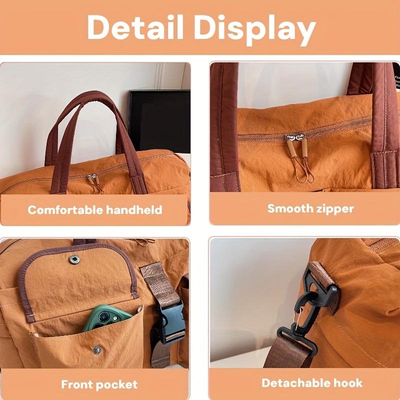 Large Capacity Gym & Travel Duffel Bag with Dry/Wet Separation, Spacious Weekend Travel Duffels,  Ideal for Travel and Fitness Enthusiasts