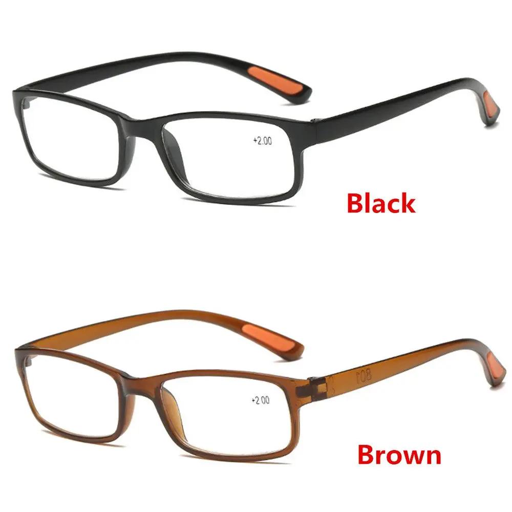 Ultra-light Resin Reading Glasses for Men Women Fashion Casual Anti-skidding Readers Eyeglasses Vision Care Presbyopic Eyewear