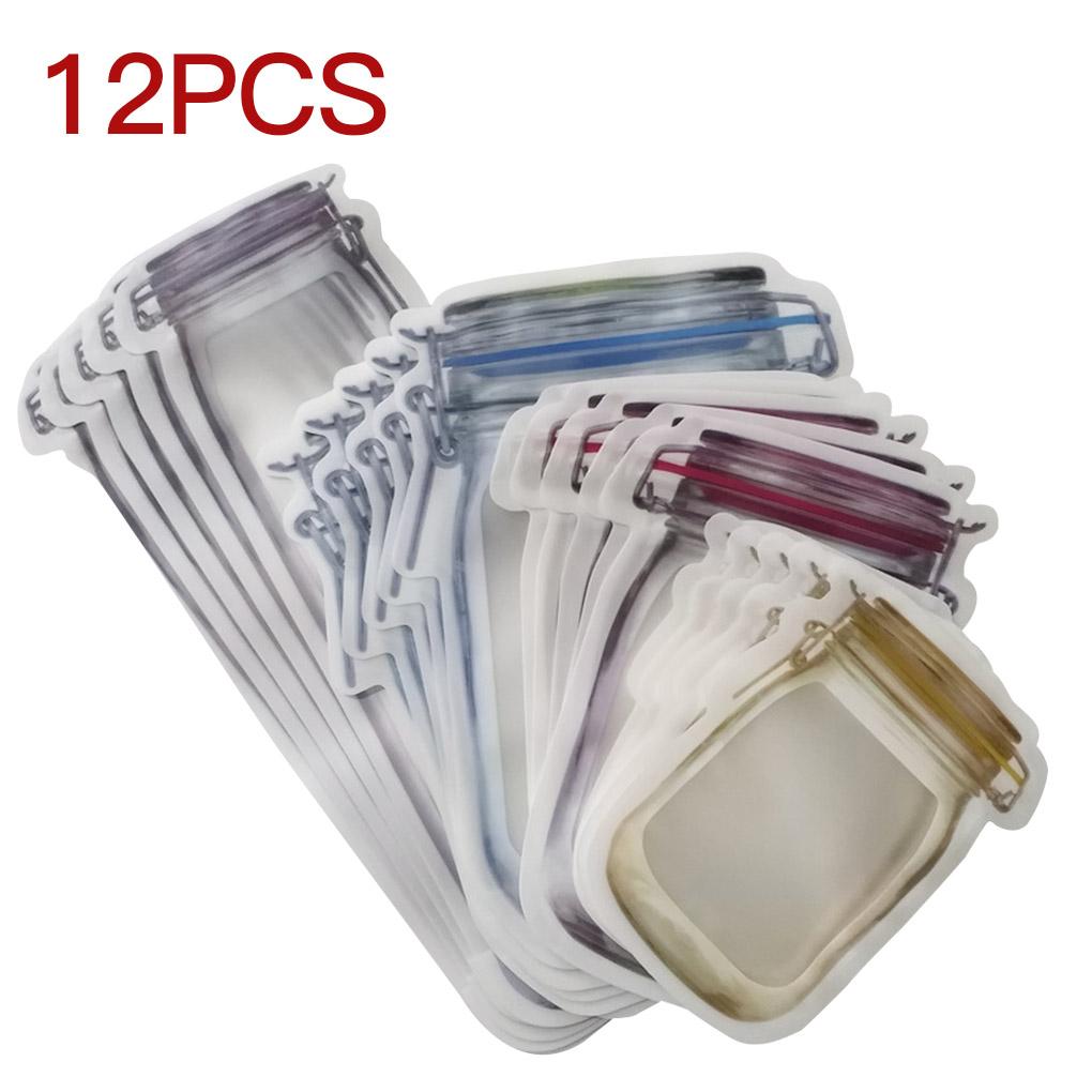 Bottle Ziplock Bag Portable Seal Moisture-proof Food Storage Bag Snacks