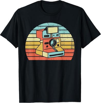 Retro Photography Instant Camera T-Shirt - Vintage Style Design
