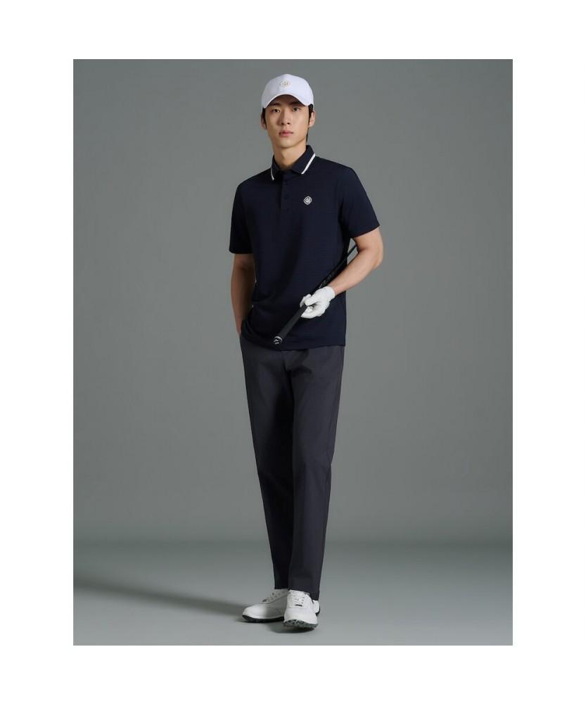 BEANPOLE GOLF Men'S Summer Fine Pattern Straight Pants - Navy
