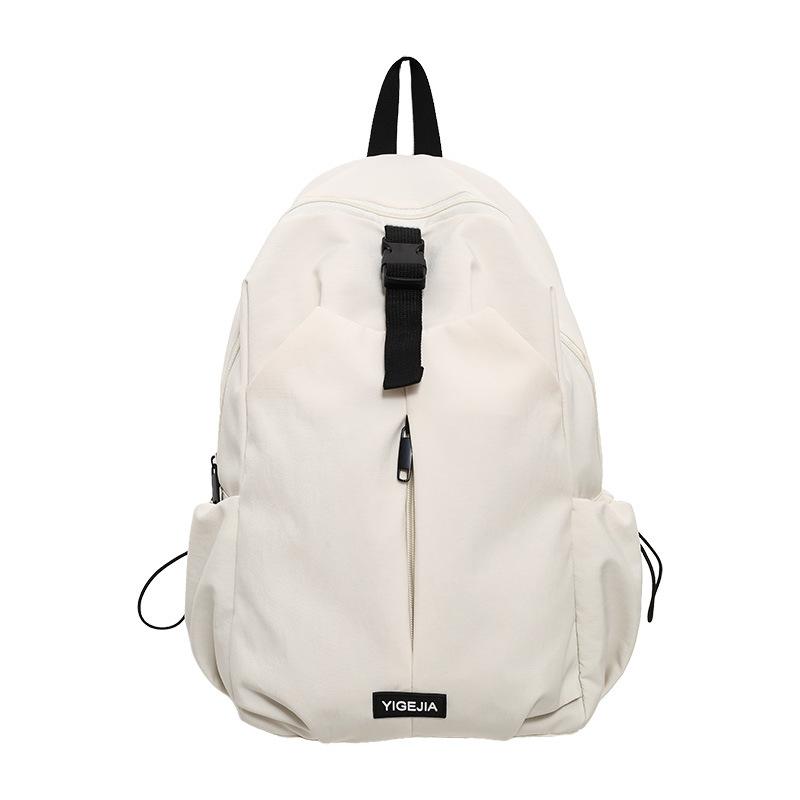 Schoolbag trendy brand backpack men's large-capacity simple fashion travel bag high school college student schoolbag women's leisure commuter backpack
