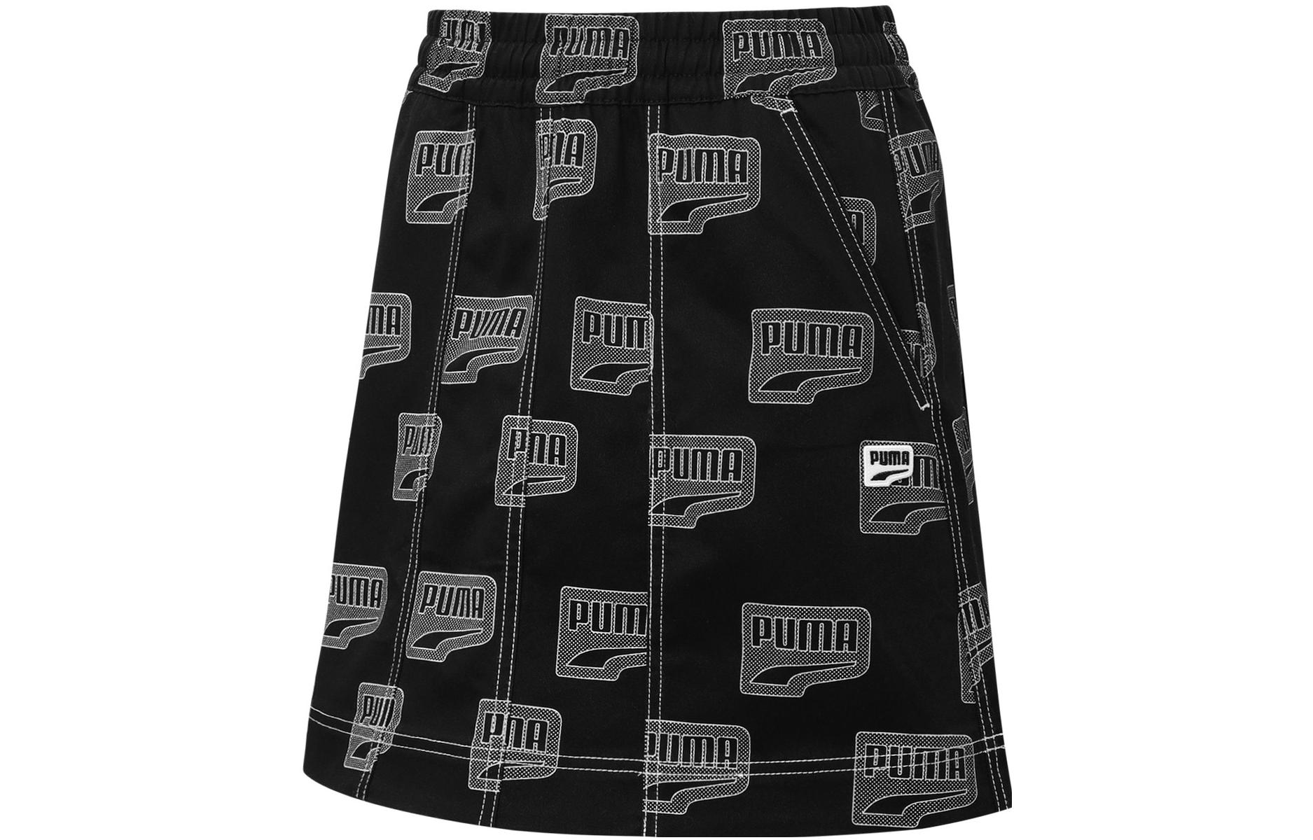 PUMA Downtown Casual Short Skirts Women s Black 537635-01 S