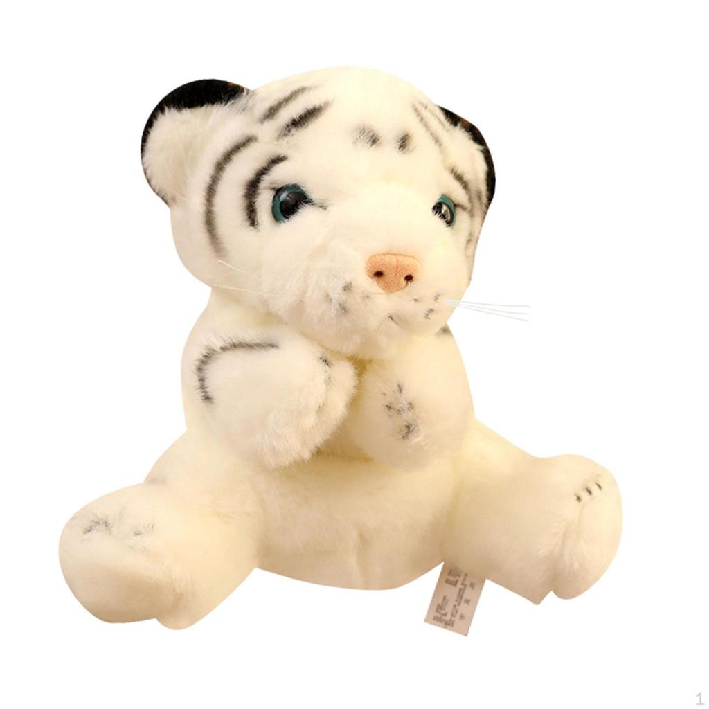 Animal Hand Puppet Toy, Tiger Plush Figure for