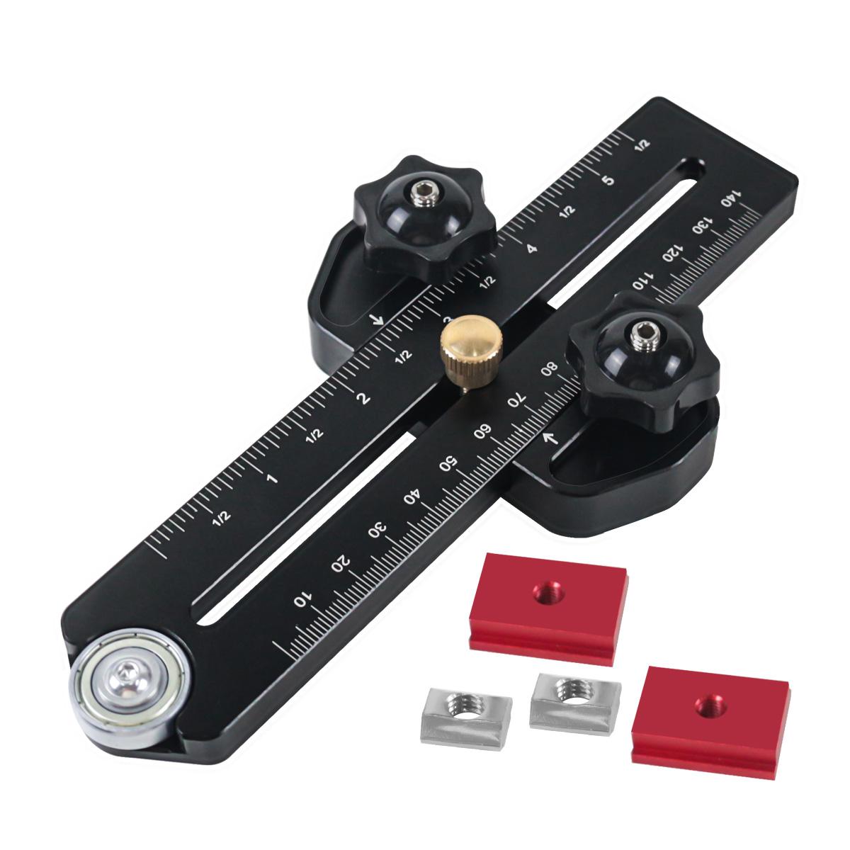 

Safety Table Saw Jig Thin Rip Jig for Making Repetitive Narrow Thin Strip Cuts Metal Fast Thin Ripping Guide for Saw Table 1pc