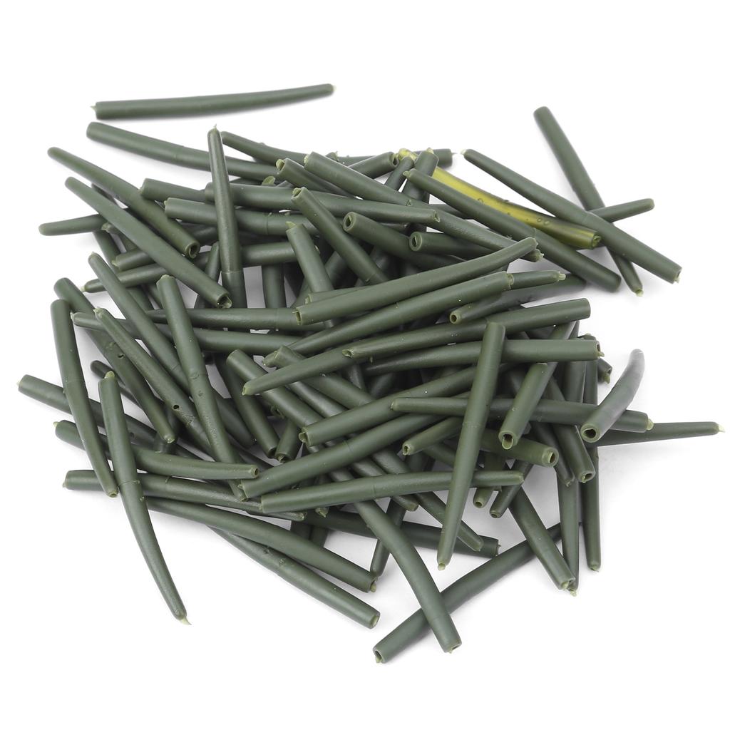 100Pcs Set 36MM Carp Fishing Rig AntiTangle Sleeves Terminal Connect Rubber Hose