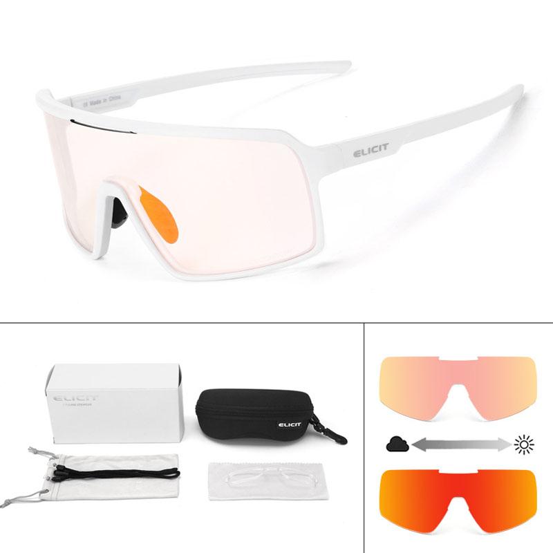 

27 г Солнцезащитные очки для велоспорта Мужские Женские TR90 Легкие очки UV400 Спорт на открытом воздухе MTB Очки для горного велосипеда Фотохромные очки