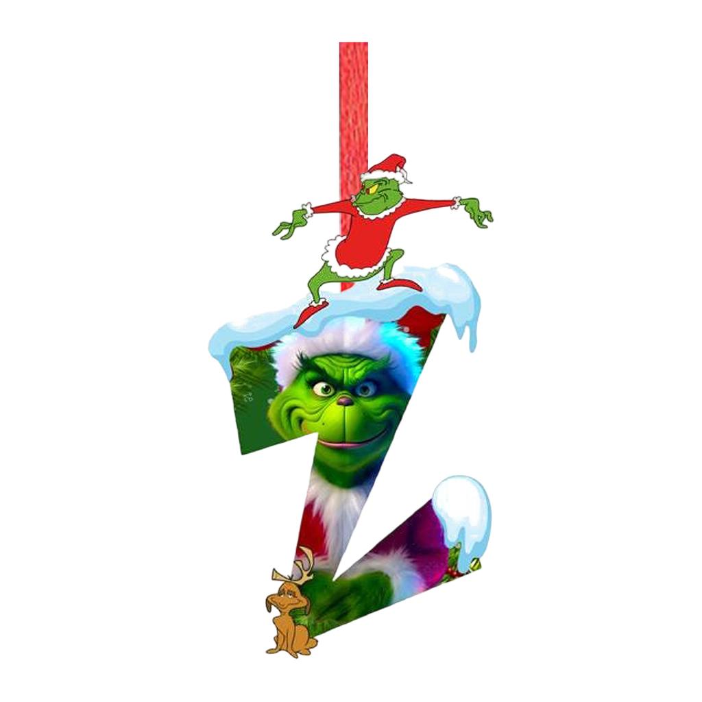 2D Christmas Decoration Pendant Christmas Tree Tag Theme Party Crafts Ornament